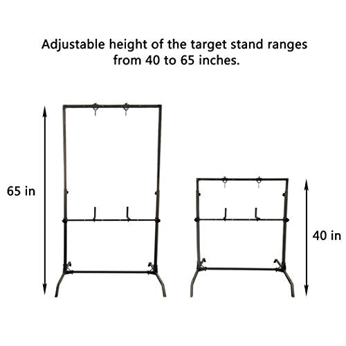 Heavy-Duty Adjustable Archery Target Stand for Bag and Foam Targets