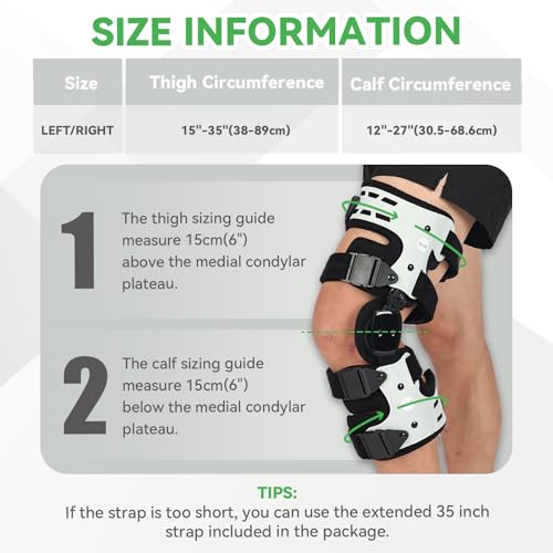 Orthomen OA Unloader Knee Brace for Osteoarthritis - Left Side