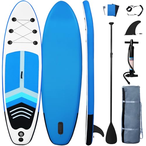 Inflatable Stand Up Paddle Board for Yoga & Water Sports - 124 inch, 350 lbs Capacity