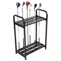 Golf Club Holder Stand for 27 Clubs - 21.6 x 11.8 x 31.5 Inches, Metal Storage Rack with Two-Tier Design