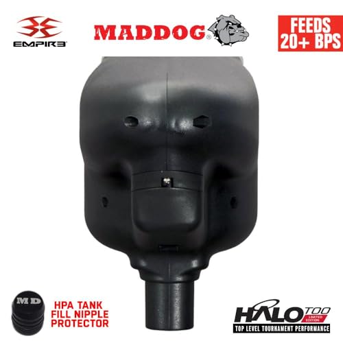 Maddog Empire Halo Too Electronic Paintball Loader Black No Speed Feed