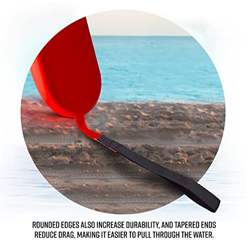 50 Inch Lifeguard Rescue Tube with Whistle and Towing Line - Pool & Water Rescue Equipment