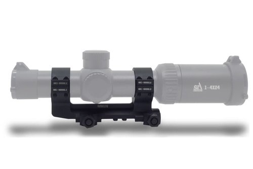S2Delta MK1 Cantilever Scope Mount, 30mm Dual Ring for Picatinny Rail Riflescope Rings with Forward Offset