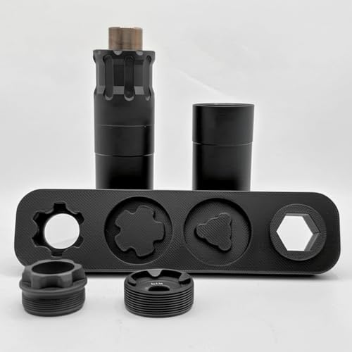 Black Obsidian Suppressor Tool 4-in-1 Wrench for Rugged Obsidian 9 & 45