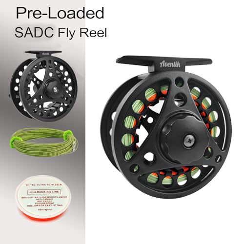 EUPHENG 9'0'' LW5/6 Fly Fishing Combo Kit with Rod, Reel, Flies & Case