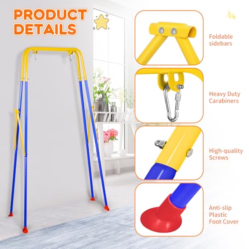 Foldable Baby Swing Stand for Indoor & Outdoor Use - Fits Most Swings