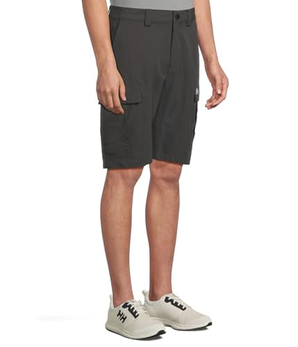 Helly Hansen Men's Jotun QD Cargo Shorts 11" - Ebony, Quick-Dry Stretch, Outdoor