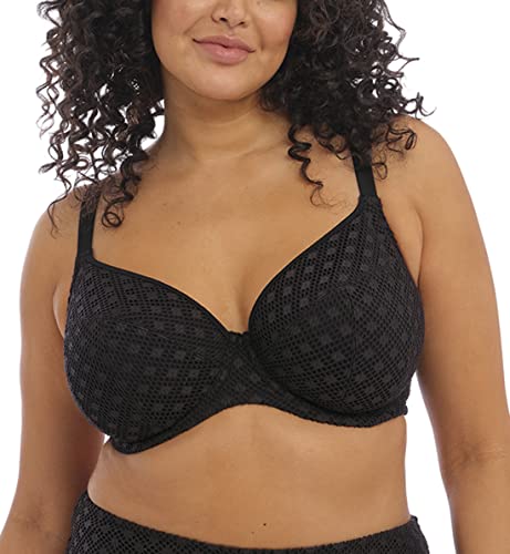 Elomi Women's Bazaruto Underwire Plunge Bikini Top 36G Black