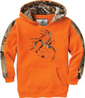 Legendary Whitetails Kids' Camo Hoodie Pullover Sweatshirt X-Large - Inferno