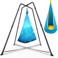 G TALECO GEAR Sensory & Pod Swing Set with Heavy-Duty Frame, Supports 330LBS