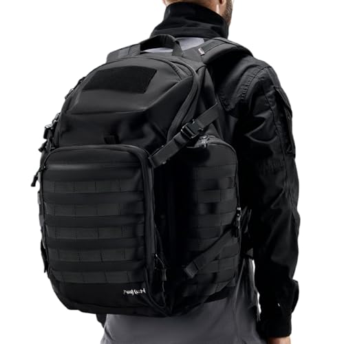 AMHEH 52L Tactical Flight Approved Backpack with 17 Inch Laptop - Black
