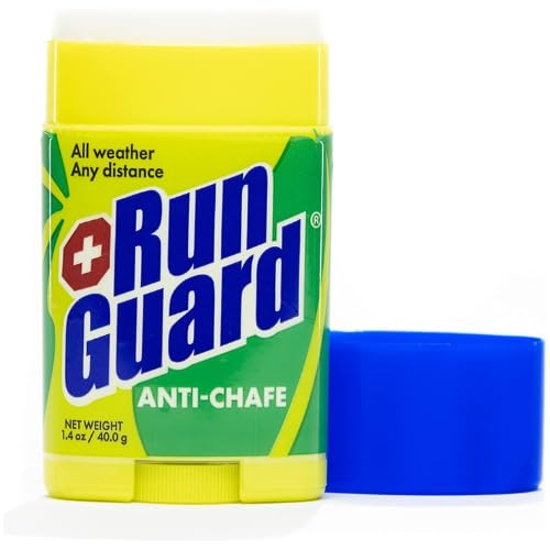 Run Guard Anti-Chafing Stick - Made with 100% Plant-Based Ingredients Plus Beeswax. Works for All Distance Runners from 5K Walks/Runs to 100 Mile Ultra Marathons (1.4oz - Pack of 1)
