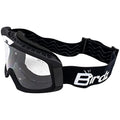 Pelican Black Fitover Padded ATV Motorcycle Goggles with Clear Lens - Variation Black-Clear
