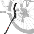 Adjustable Aluminum Bicycle Kickstand for 22-28 Inch Mountain and Road Bikes - Three Support