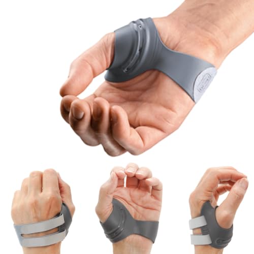 PUSH MetaGrip CMC Thumb Brace for Arthritis Relief, Right Hand Small Grey