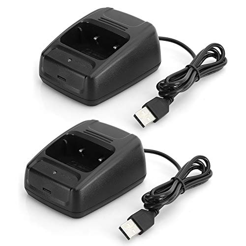 USB Dual Charger Dock for Baofeng Walkie Talkies BF666S BF777S BF888S H777 R888s Plus