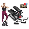Sunny Health & Fitness Mini Stepper with LCD Monitor & Adjustable Step Height - Black