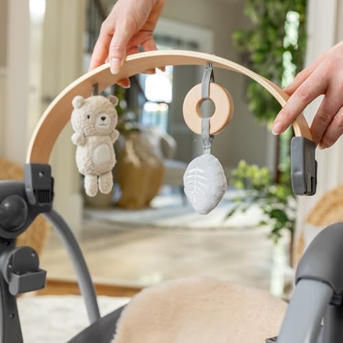 Ingenuity Wesley Swing 'n Go Portable Baby Swing for Newborn to 9 Months - Lightweight & Foldable