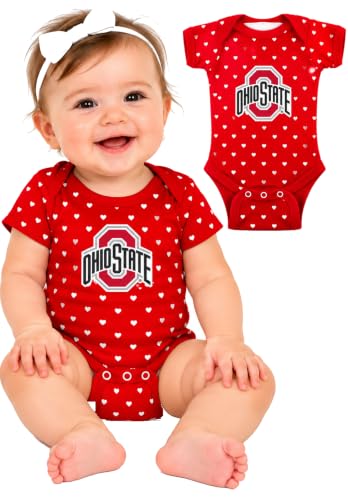 Baby Bodysuit Creeper 0-12 Months - Ohio State Buckeyes 6 Months Variation