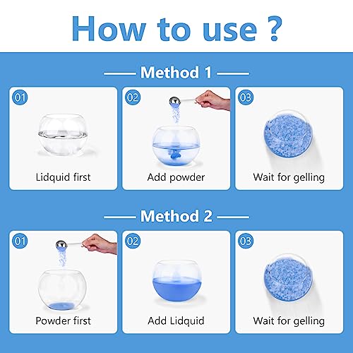 2.2 lb Portable Toilet Absorbent Gel Powder for Camping & Outdoor Use - Odor Control & Mess-Free Urine Disposal with Reusable Spoon