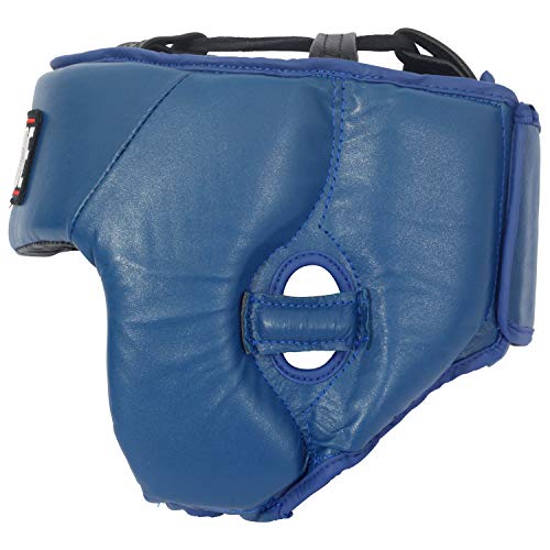 Boxing Headgear Without Cheeks - Competition-Like Protective Gear, Large Black