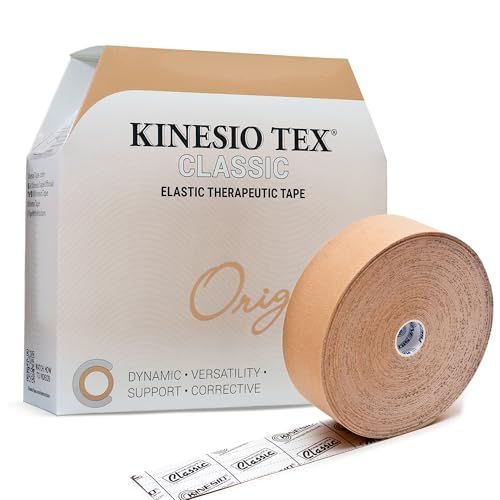 Kinesio CKT65125 Elastic Therapeutic Athletic Tape Bulk Roll Beige 2x1239 Inch - Variation of Beige / 2x1239 Inch Pack of 1