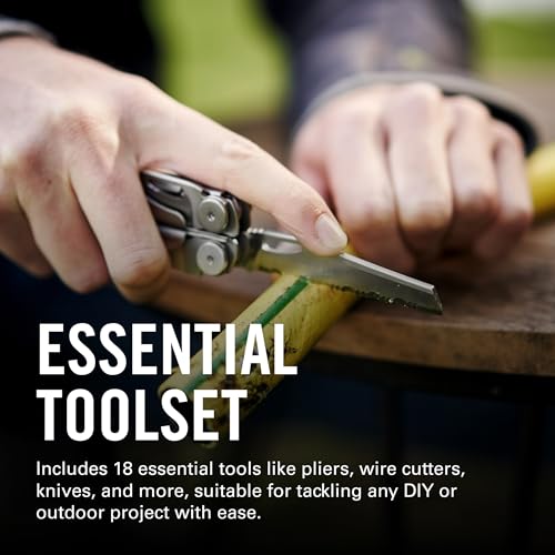 Leatherman Wave Plus 18-in-1 Multi-Tool Stainless Steel for DIY & Outdoors