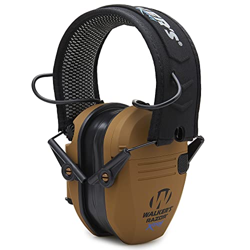 Electronic Muff with Noise Cancellation - Battle Brown, One Size
