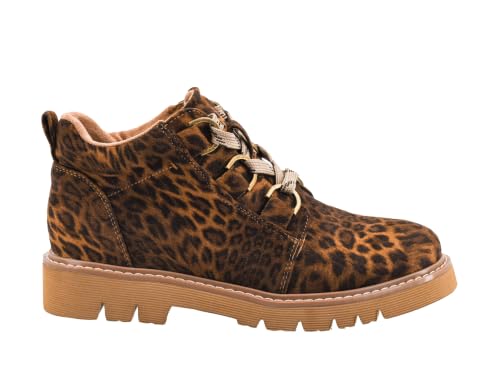 Corkys Footwear Women's Twisted Leopard Campfire Hiking Boots - Cushioned & Durable