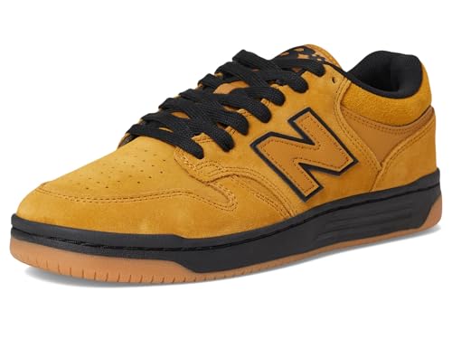New Balance 480 Leather Men's Shoes - Black/Tobacco, Size 11 Women / 9.5 Men
