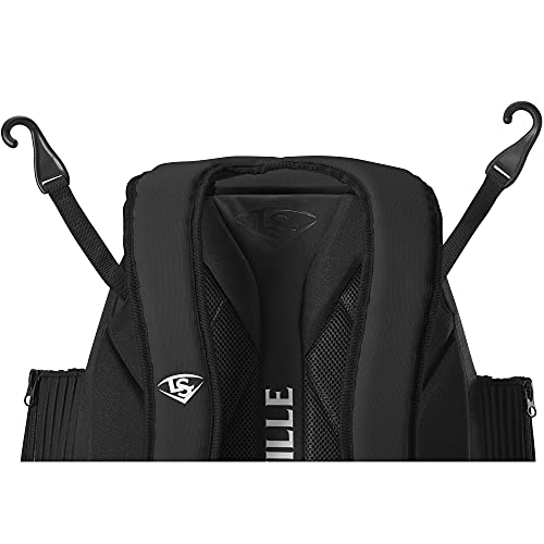 Louisville Slugger Prime Stick Pack 2.0 Black - Baseball Bat Backpack with 4 Bats & Accessories