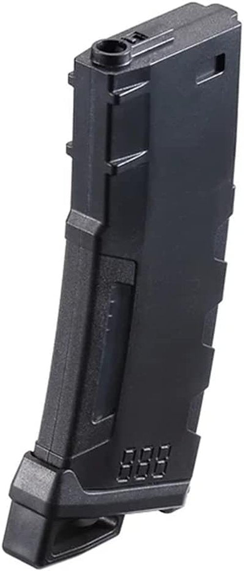Lancer Tactical Airsoft Magazine - High-Speed MidCap with 130 Round Capacity & Transparent Window