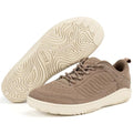 Barefoot Trail Hiking Shoes for Men Women Wide - Ridge Plus, Zero Drop, Low-Cut - Desert Taupe