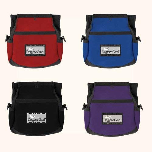Dog Training Bag with Belt - Black - Professional Dog Trainer Accessory