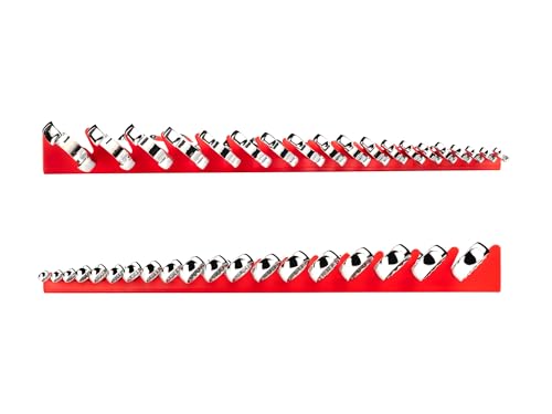 19-Piece Combination Wrench Set with Rack - Metric, Offset & Angled Open Ends