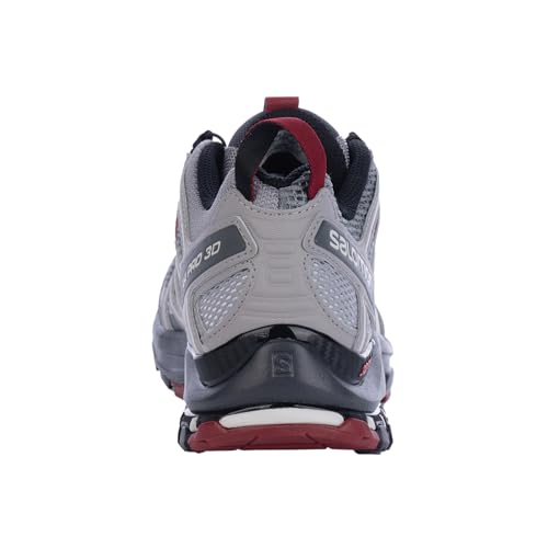 Salomon Men’s XA PRO 3D Trail Running Shoes - 10.5 Monument/Ebony/Red Dahlia