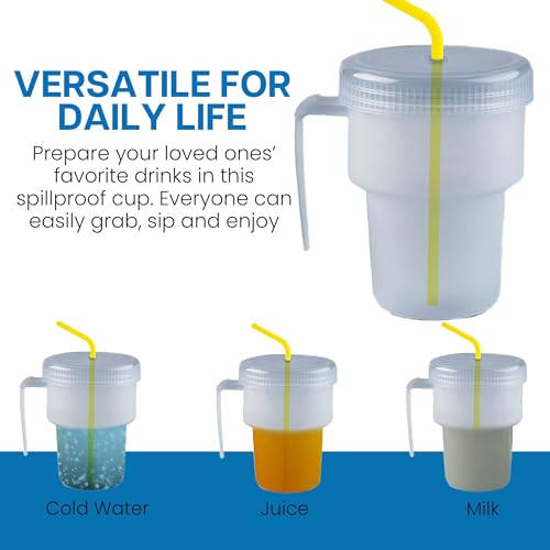 Providence Spillproof Kennedy Cups - 3 Pack, Leakproof Drinking Cups for All Ages