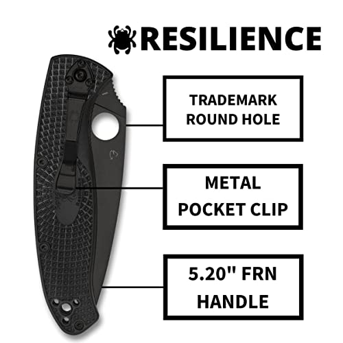 Lightweight Folding Pocket Knife with PlainEdge Blade - Tactical EDC