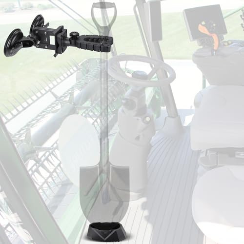 KEMIMOTO Tractor Glass Windshield Tool Holder with Suction Cup, Adjustable Angle