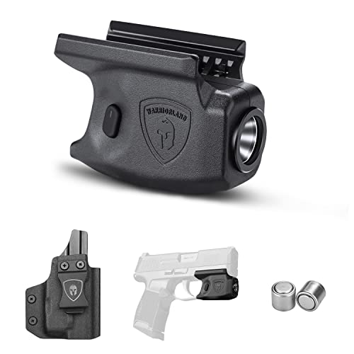 Mini Tactical Flashlight for Sig P365 with Kydex Holster - 150 Lumens Rail Mount LED Light