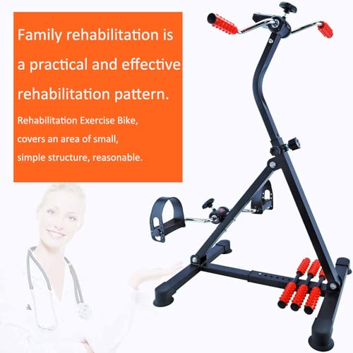 Upgraded Pedal Exerciser Bike with Monitor - Adjustable Hand & Leg Fitness Equipment for Seniors