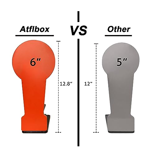 2 Pcs AR500 Steel Shooting Targets Auto Reset 12.8'' Popper Plates for Range