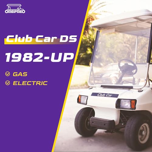 Heavy Duty Rear Leaf Spring Kit for Club Car Golf Carts - 4-Leaf Spring Set with Bushings & U Bolts