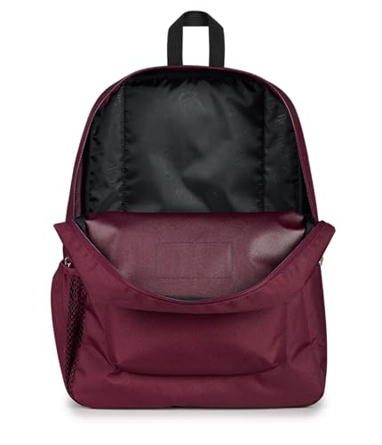 JanSport 26L Cross Town Backpack - 12 Inch Daypack Cherry Lacquer