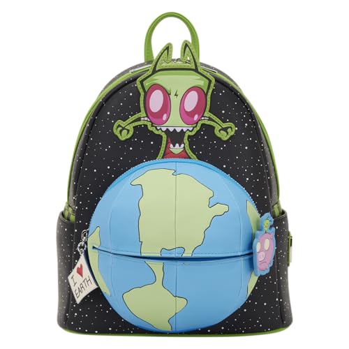 Loungefly Nickelodeon Invader Zim Glow-in-the-Dark Mini Backpack
