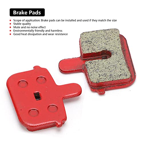 Resin Semi-Metal Brake Pads Replacement for Electric Vehicles 8PCS