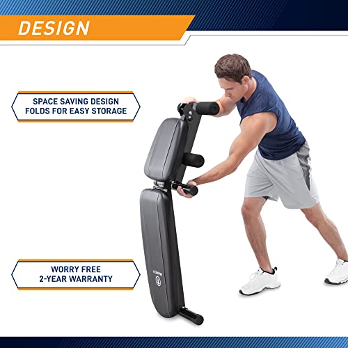 Marcy Adjustable Multi-Position Utility Bench Black for Home Gym Weightlifting