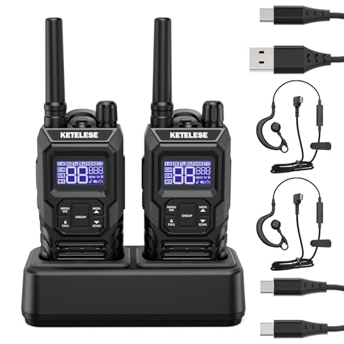 Ketelese T4G-02 Walkie Talkies Long Range Waterproof Two-Way Radio