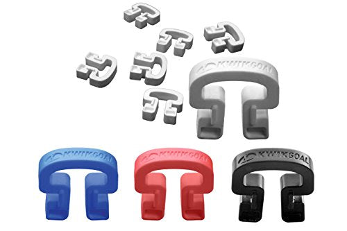 Kwik Goal Kwik Lock Soccer Net Clips 100-Pack White - Secure & Easy Installation