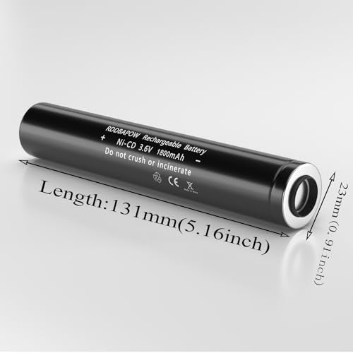 Rechargeable Ni-CD Battery Pack for Streamlight Stinger Flashlights 1800mAh